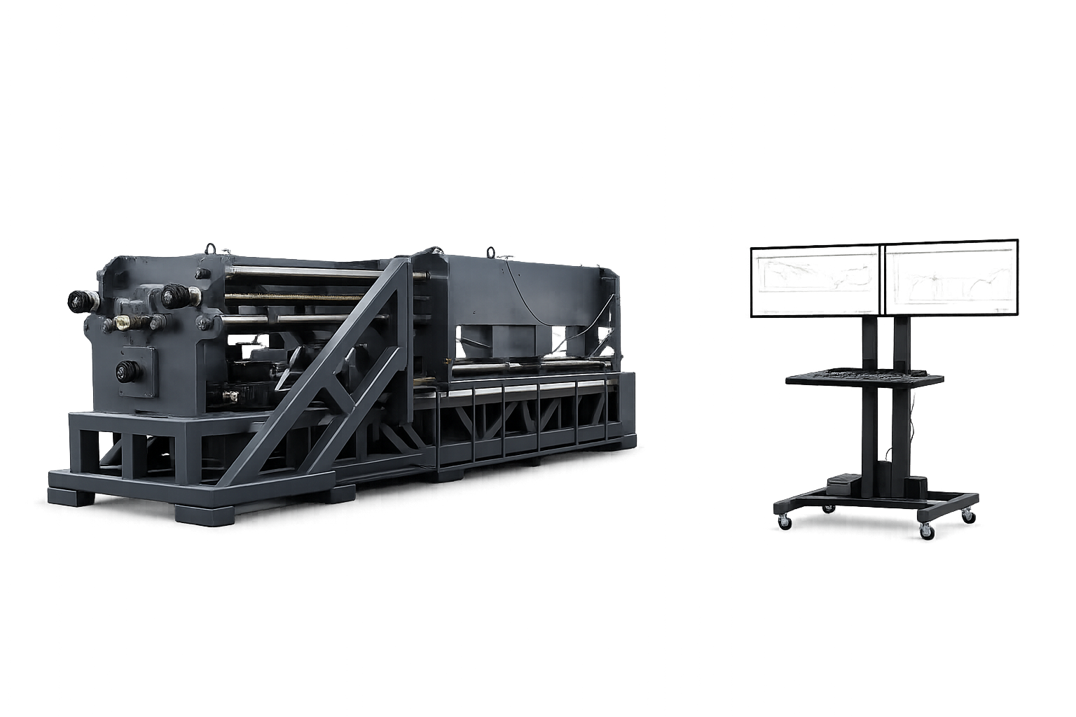 Illustrative test system and control workstation