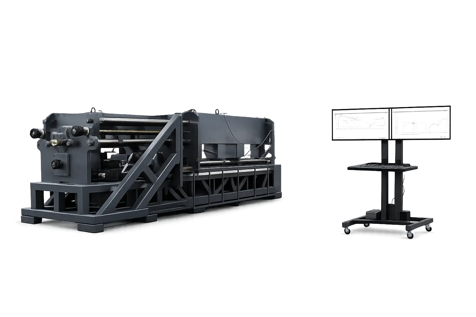 Illustrative test system and control workstation